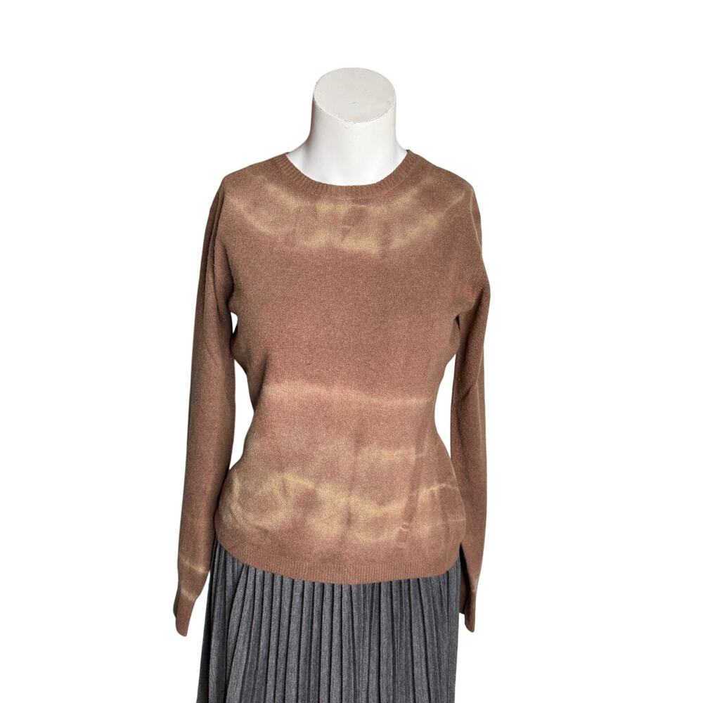 Vintage Sweater Women's Small Brown Lambswool Cashmere Blend